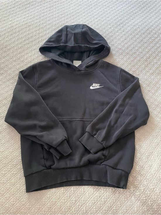 Nike Other - Nike Black Pullover Hoodie with White Logo